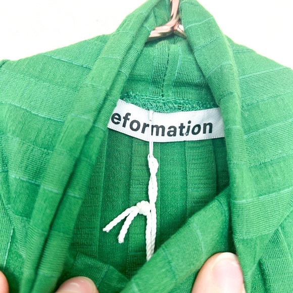 Reformation Green Mini Dress - Picture 6 of 8